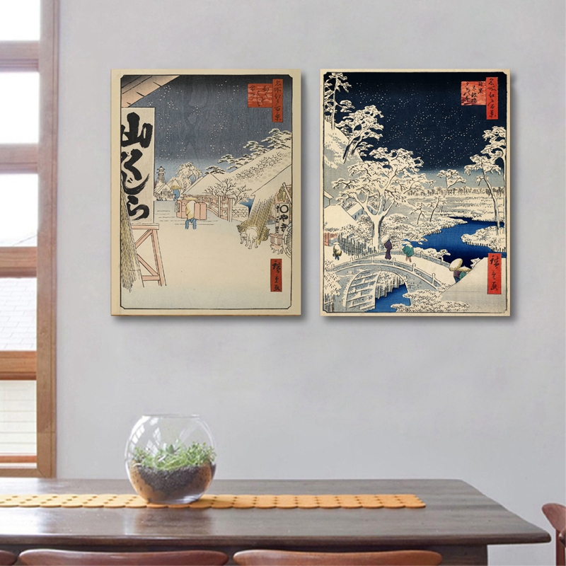 Japon geleneksel manzara poste - Japanese Lifestyle Home incelemesi ve fiyatı