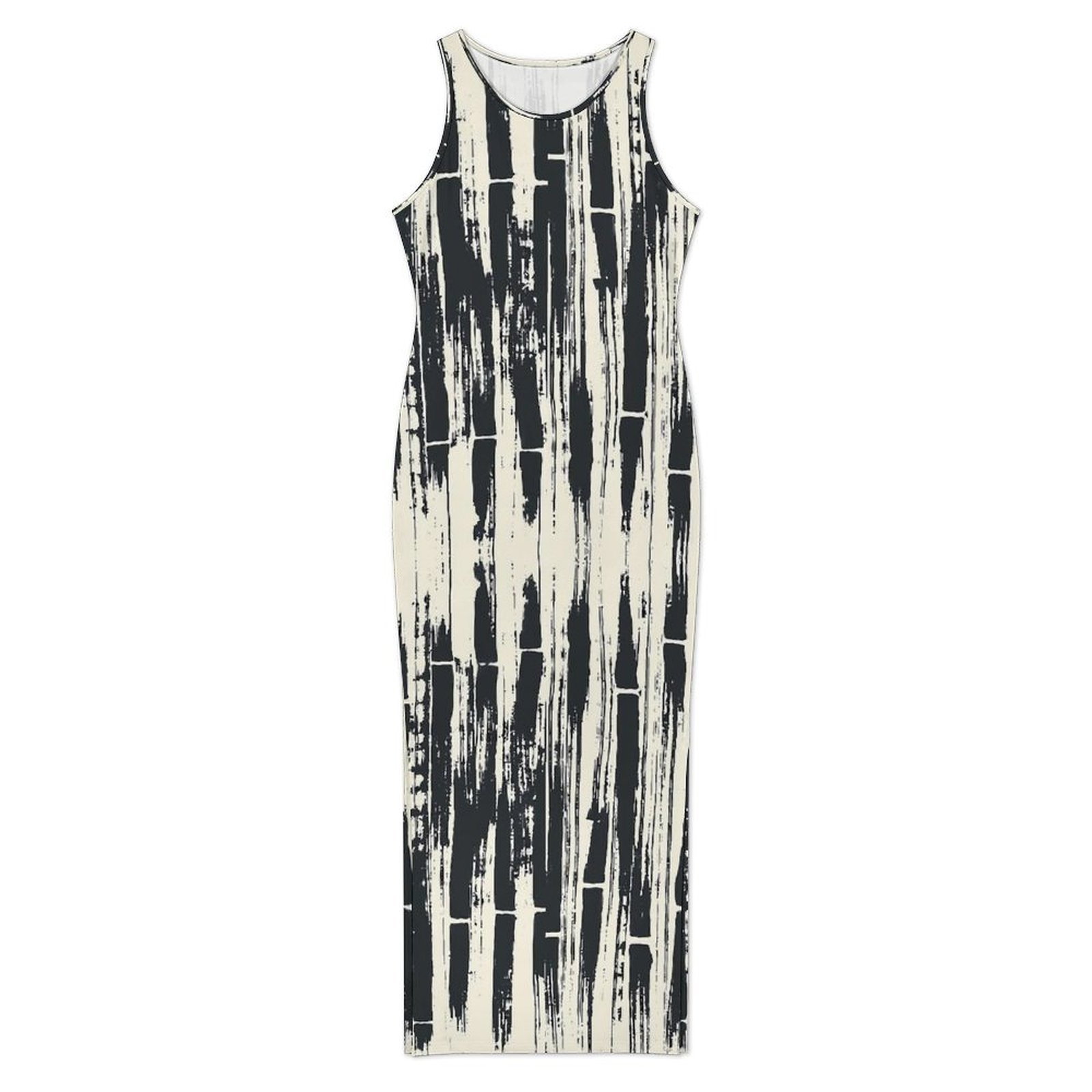Siyah Batik Elbise Kolsuz Şibo - Shibori Tie Dye incelemesi ve fiyatı