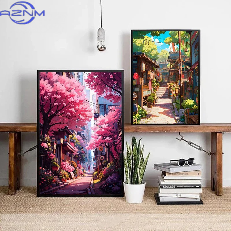 AZNM Japon Sokak Manzarası Kir - Japanese Lifestyle Home incelemesi ve fiyatı